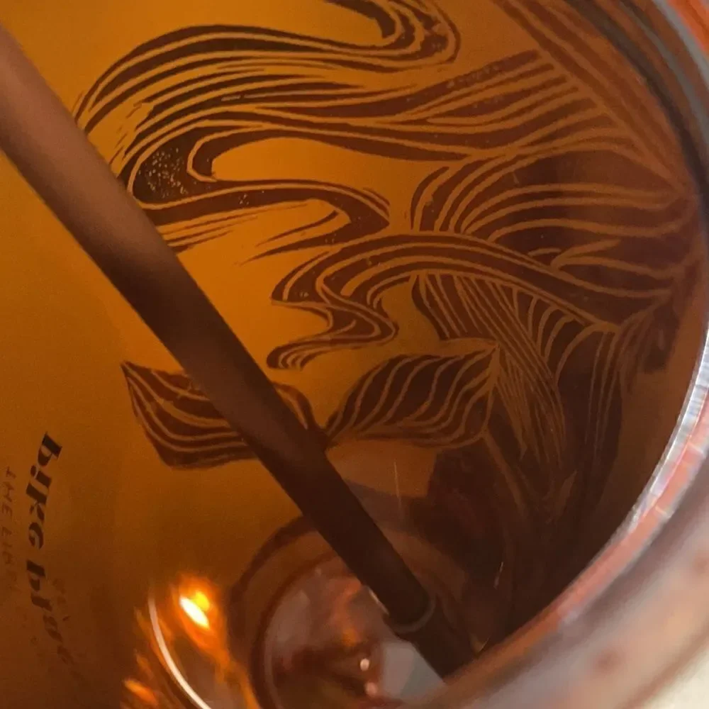 STARBUCKS pike place amber mermaid siren tumbler